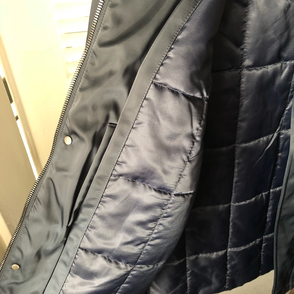 Zara Winter Quilted Bomber Jacket